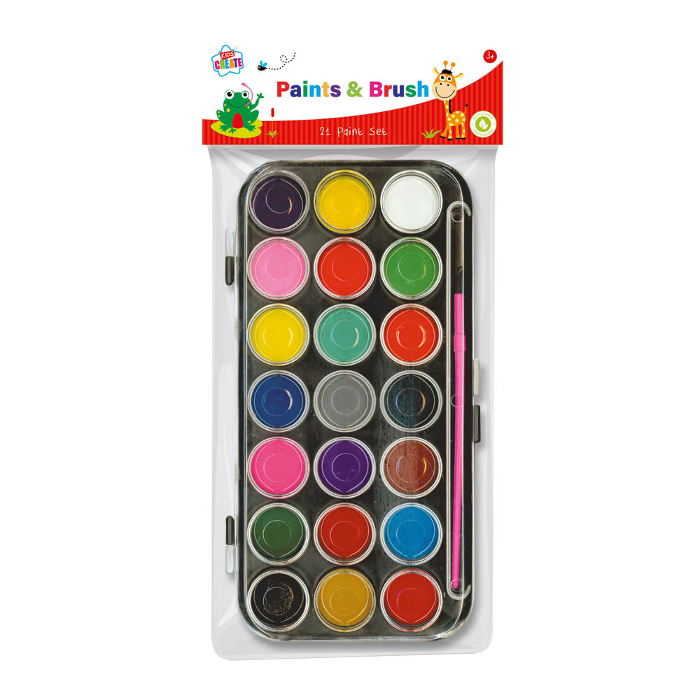 Paints & Brush Set - Tiger Feet Ireland