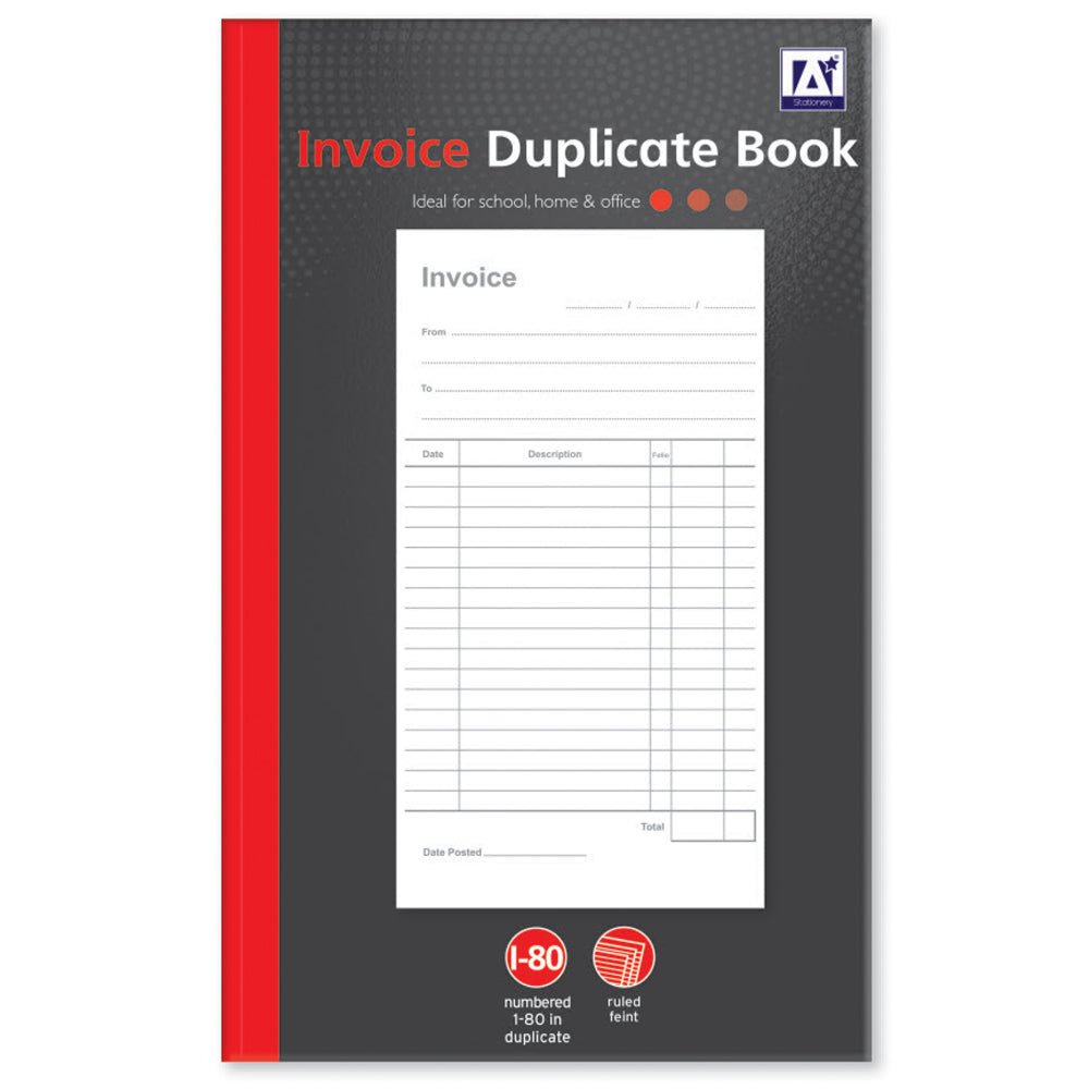 12pk Invoice Duplicate Book - Tiger Feet Ireland