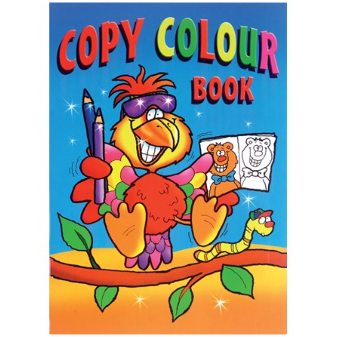 12pk Copy Colouring Book 4asstd - Tiger Feet Ireland
