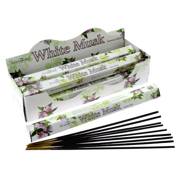6pk Stamford Incense Sticks White Musk - Tiger Feet Ireland