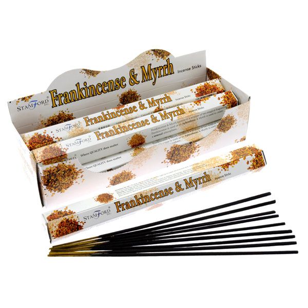 6pk Stamford Incense Sticks Frankincense & Myrrh - Tiger Feet Ireland