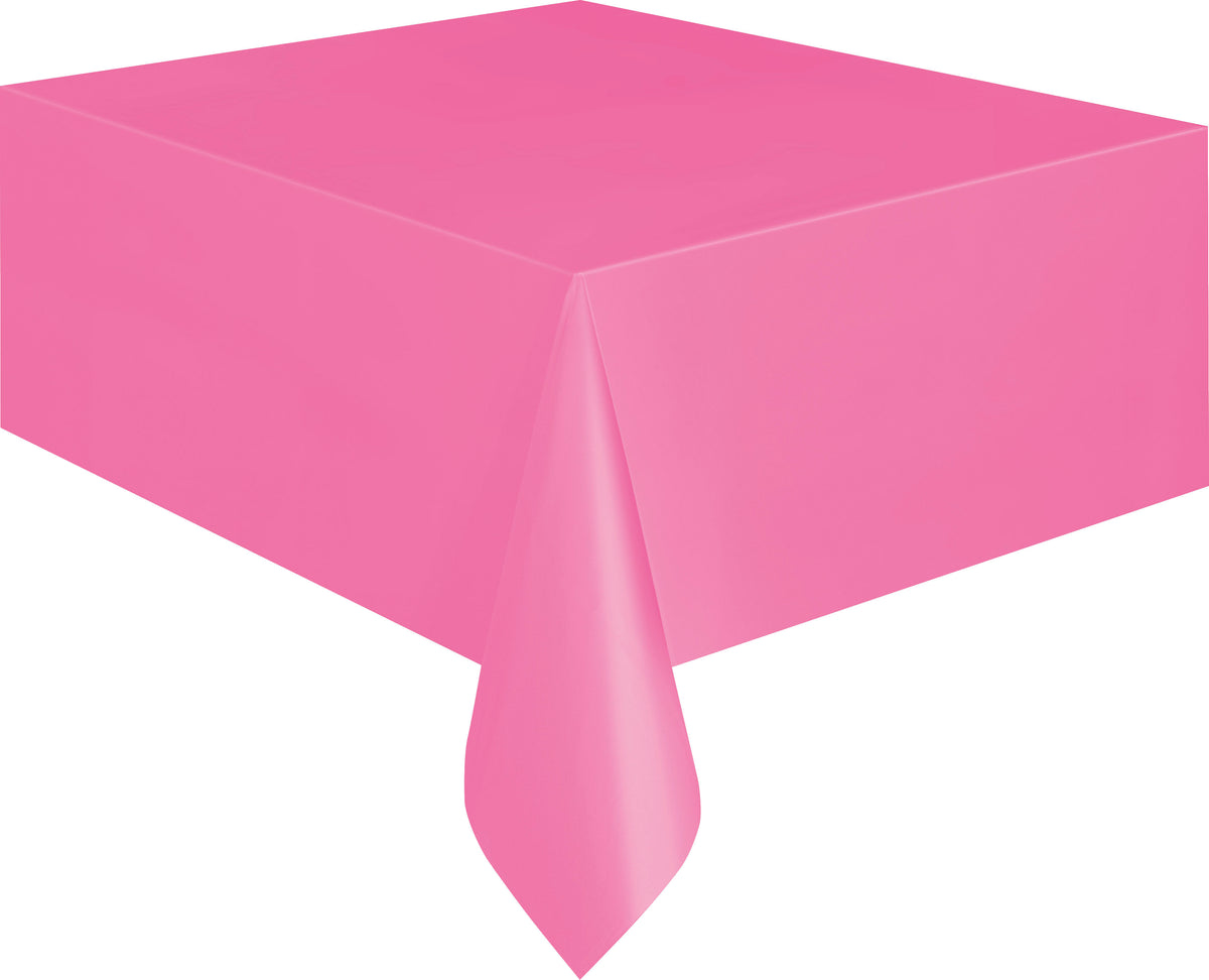 Plastic Tablecover 54x108" Hot Pink - Tiger Feet Ireland
