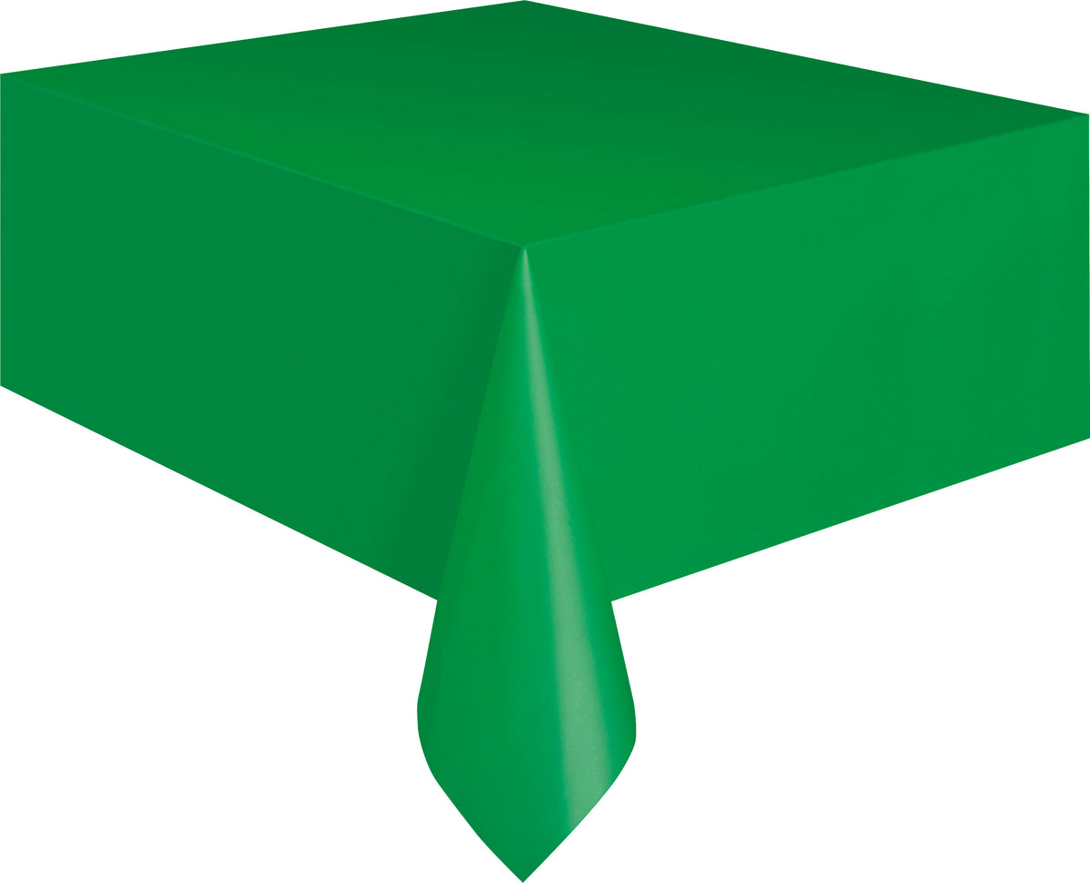 Plastic Tablecover 54x108" Emerald Green - Tiger Feet Ireland