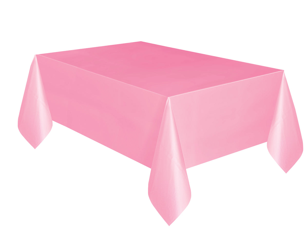 Plastic Tablecover 54" x 108" Lovely Pink - Tiger Feet Ireland