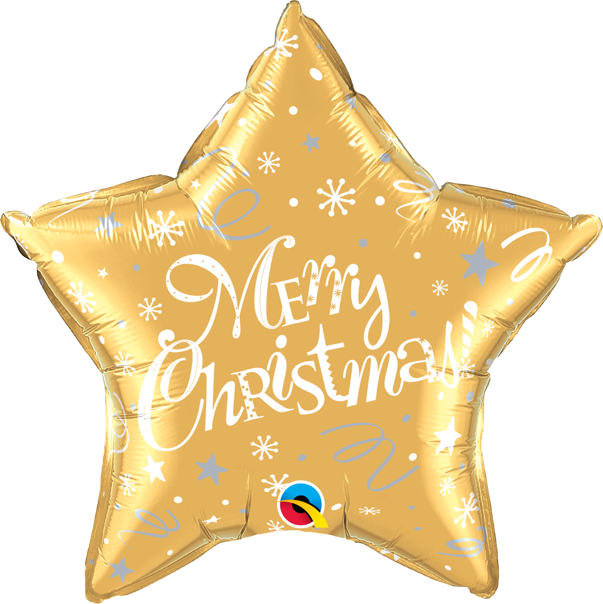 Foil Balloon 20" Star Merry Christmas - Tiger Feet Ireland