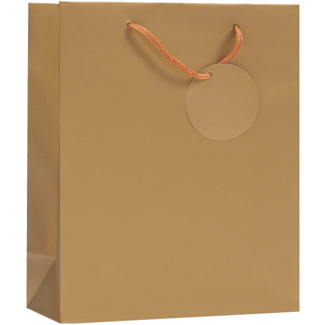 6pk Giftbags Medium Gold - Tiger Feet Ireland