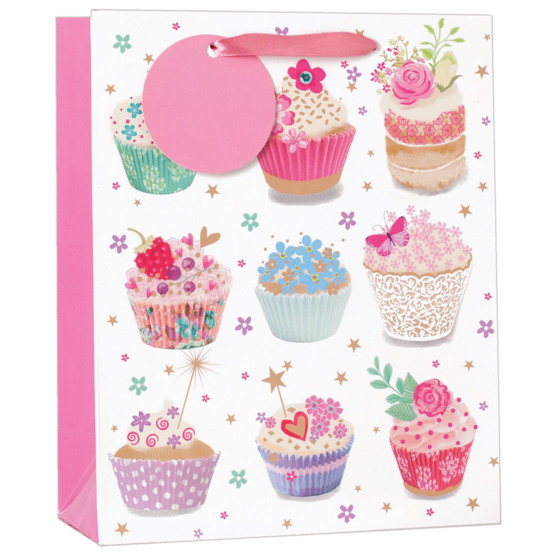 6pk Giftbags Medium Cup Cakes - Tiger Feet Ireland