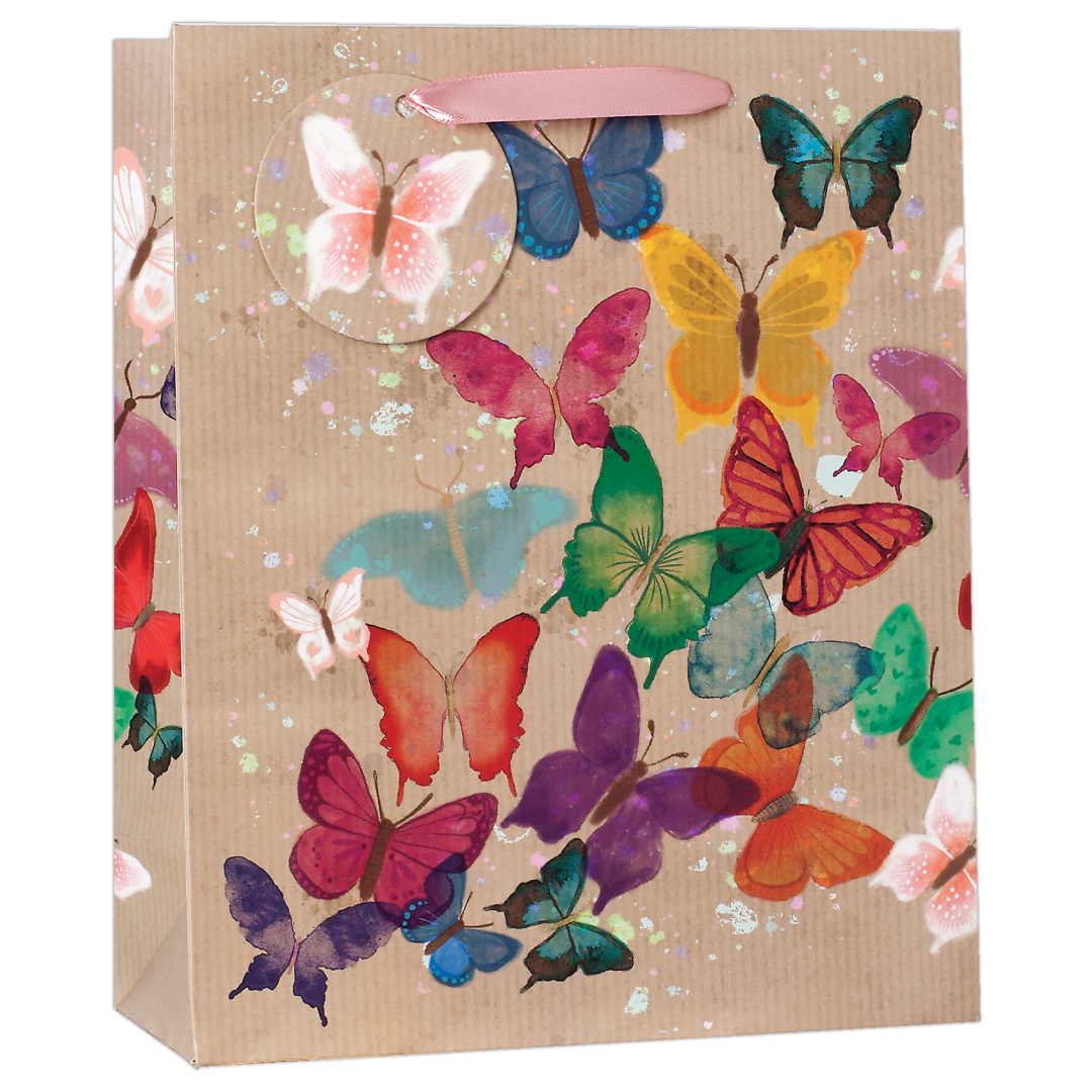 6pk Giftbags Medium Butterfly - Tiger Feet Ireland