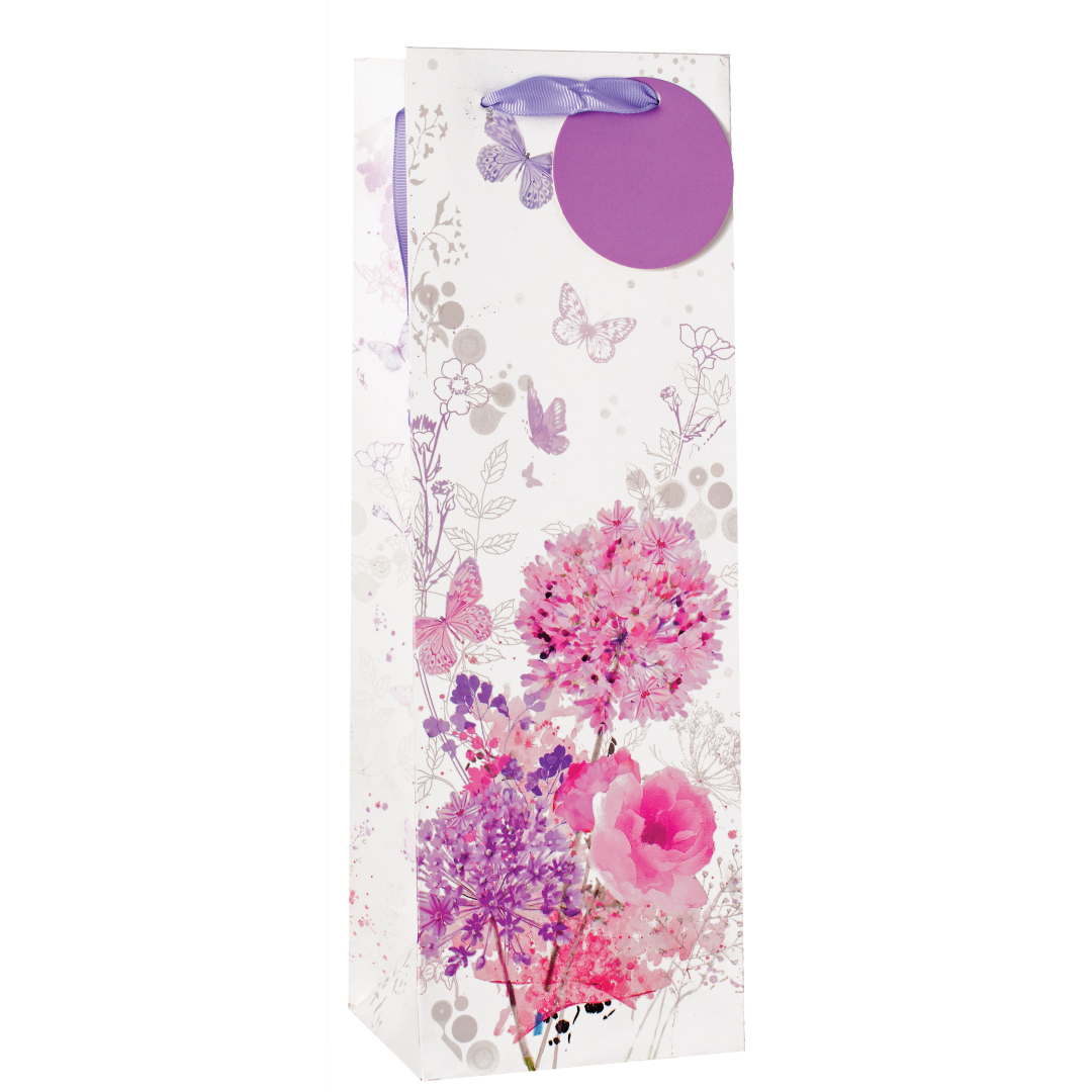 6pk Giftbags Bottle Delicate Butterfly - Tiger Feet Ireland