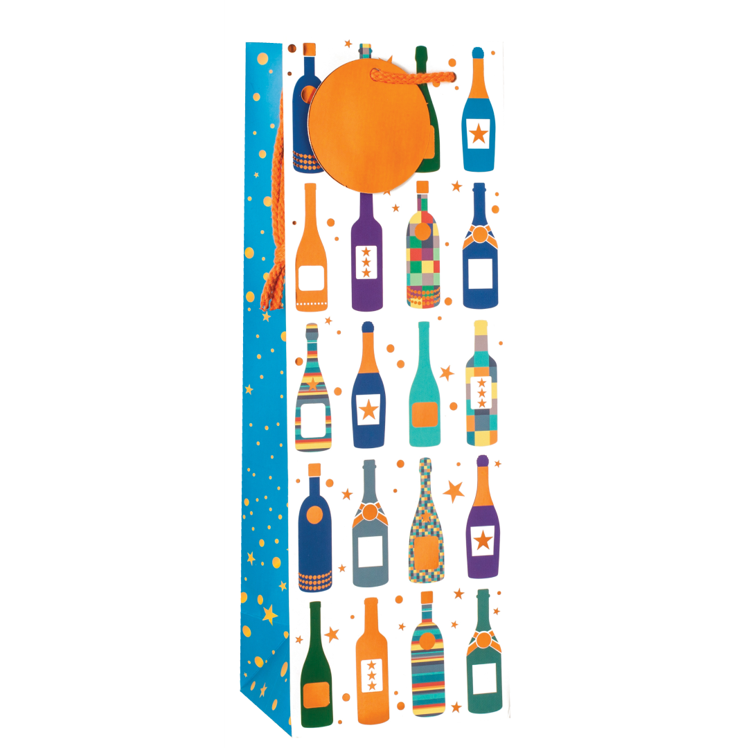 6pk Giftbags Bottle Wine Bottles - Tiger Feet Ireland