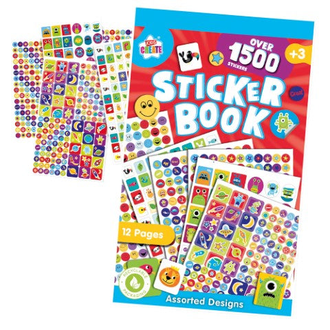 Sticker Book 1500pcs - Tiger Feet Ireland