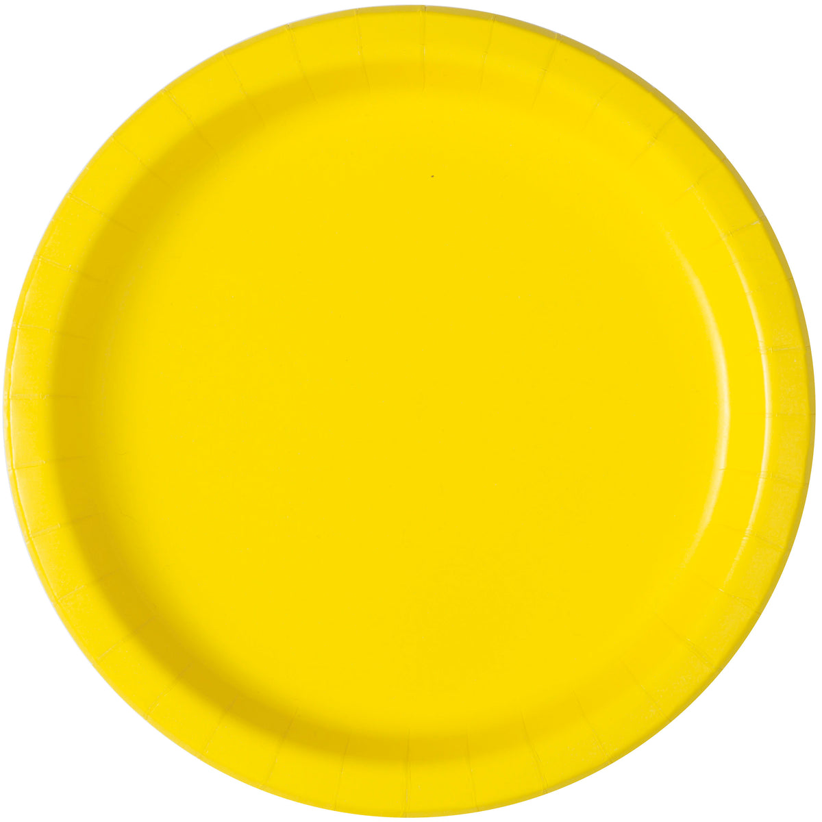 16ct Paper Plates 9" Round Neon Yellow - Tiger Feet Ireland