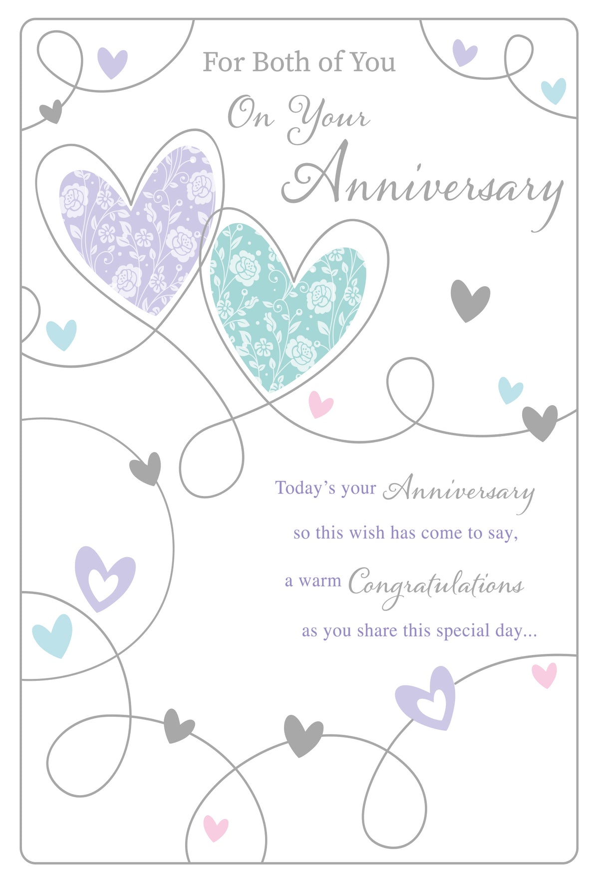6pk Cards C50 Your Anniversary - Tiger Feet Ireland