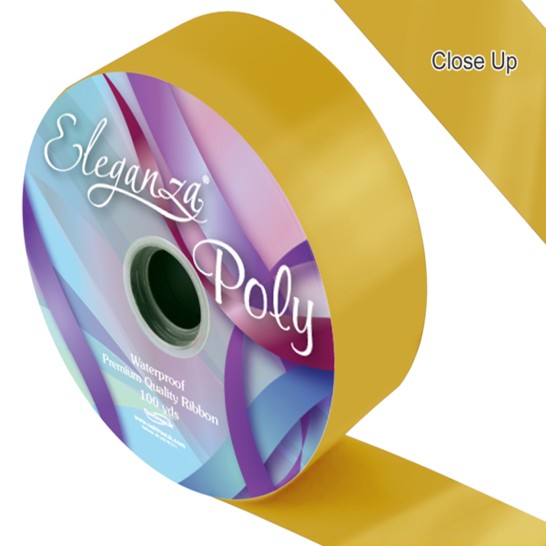 Eleganza Rbbn 5cm x 91m Gold - Tiger Feet Ireland