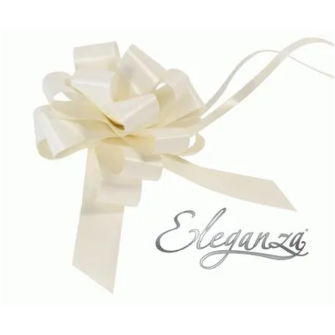 30ct Pull Bows 3cm Ivory - Tiger Feet Ireland