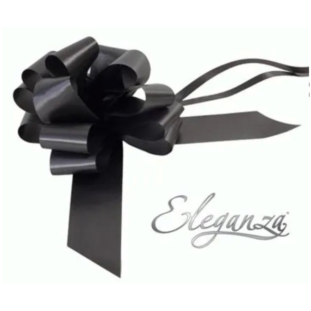 20pc Eleganza Pull Bows 5cm Black - Tiger Feet Ireland