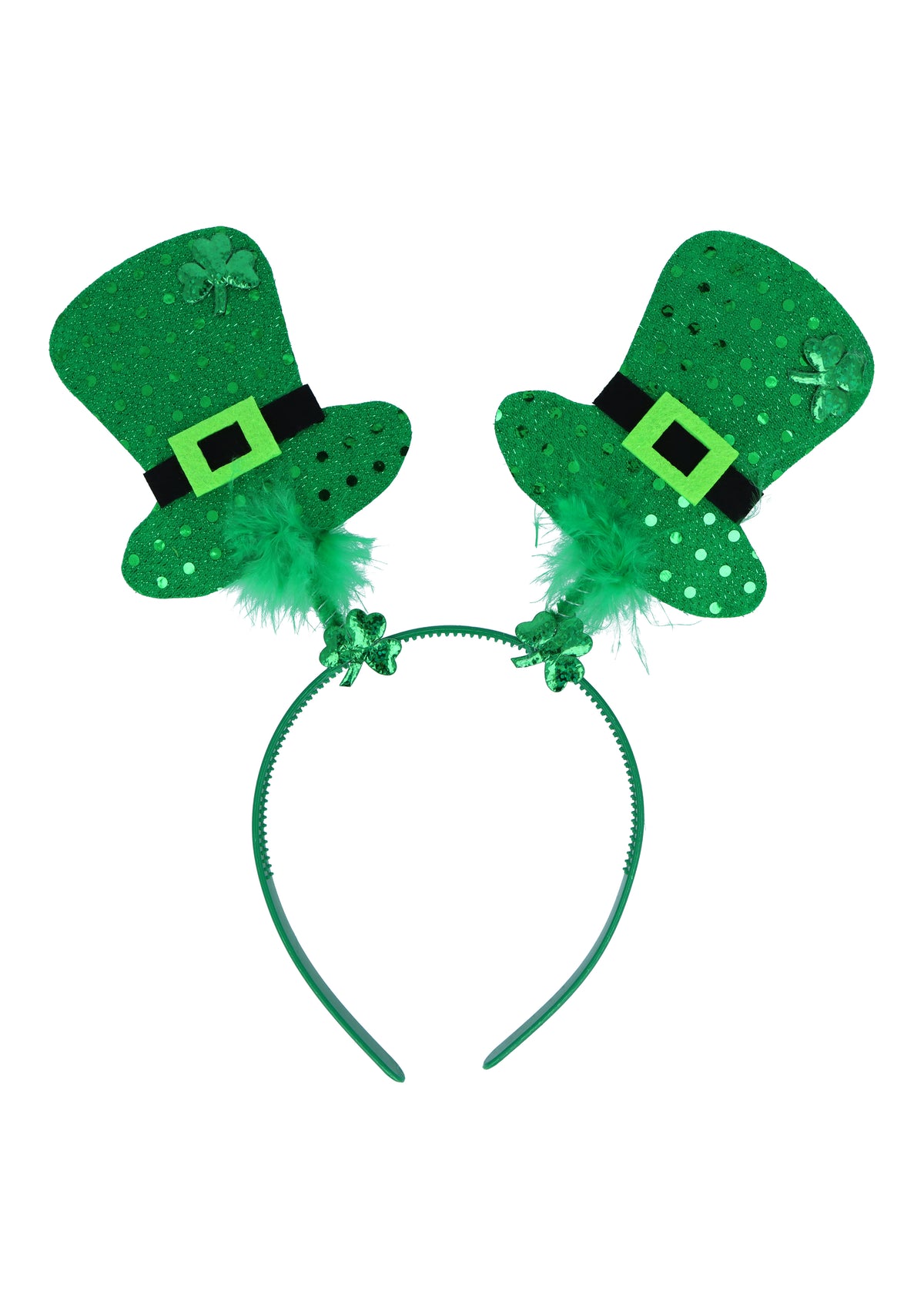 Head Bopper with Mini Irish Hat and Fur - Tiger Feet Ireland