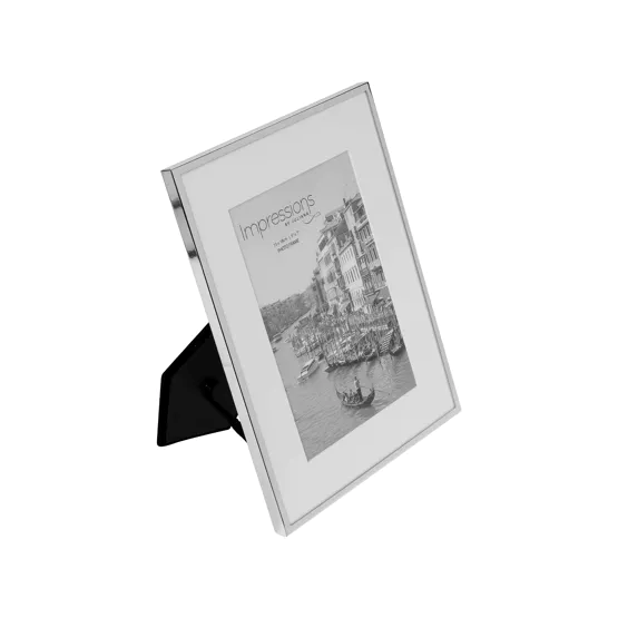 Silveplated Photo Frame Whot Border 5"x7" - Tiger Feet Ireland