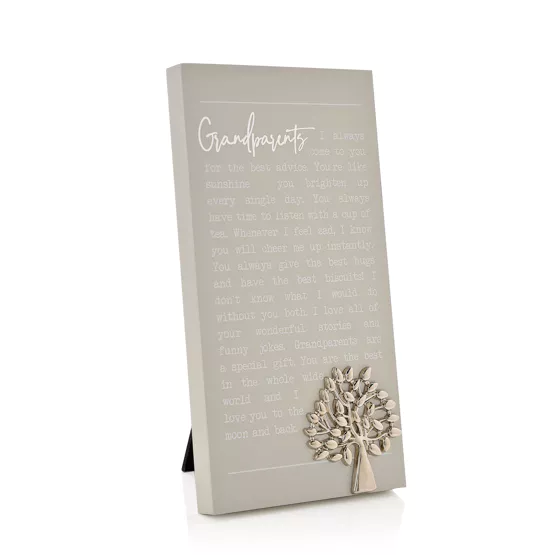 Moments Standing Plaque Grandparents - Tiger Feet Ireland