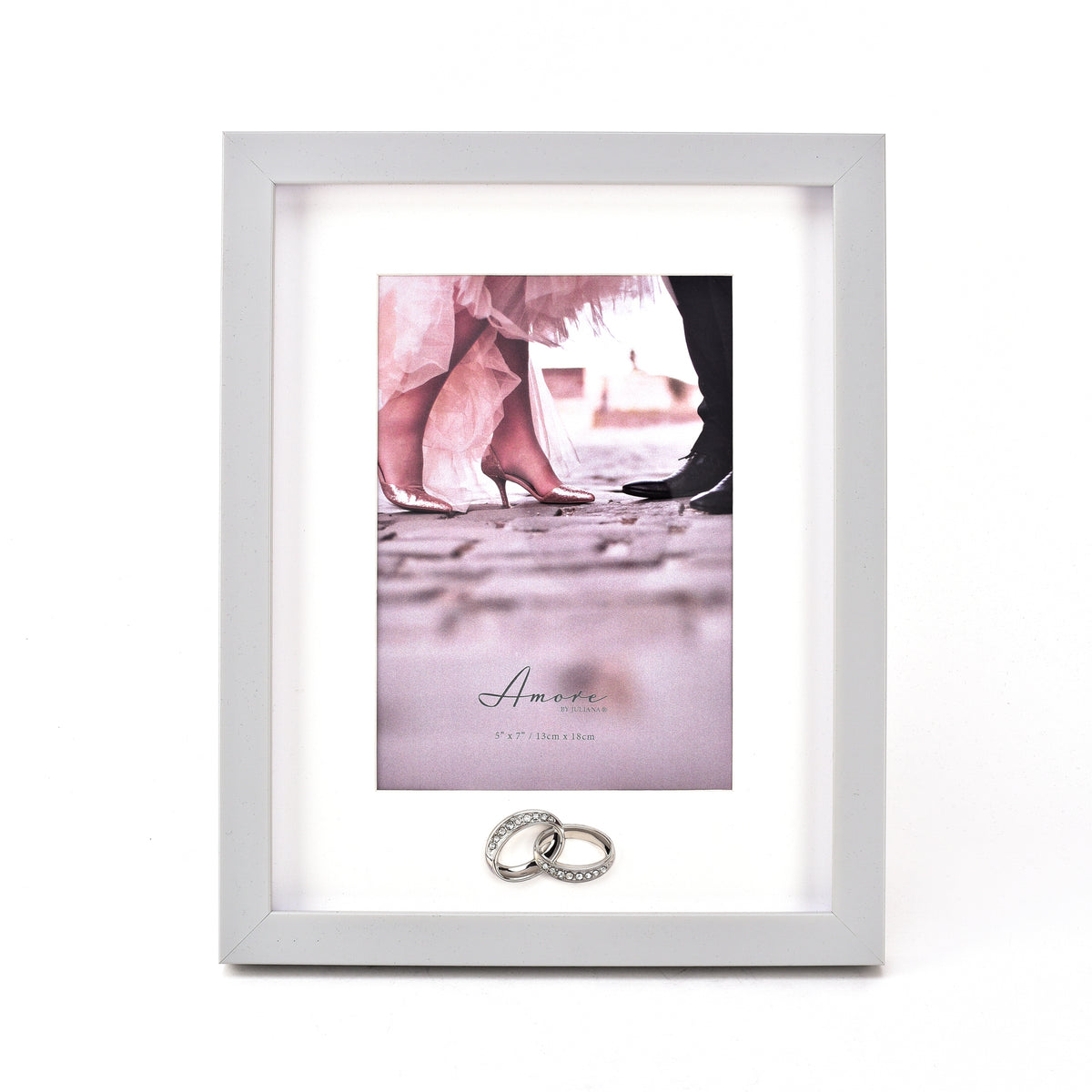 Amore Photo Frame With Ring Icon 5"x7" - Tiger Feet Ireland