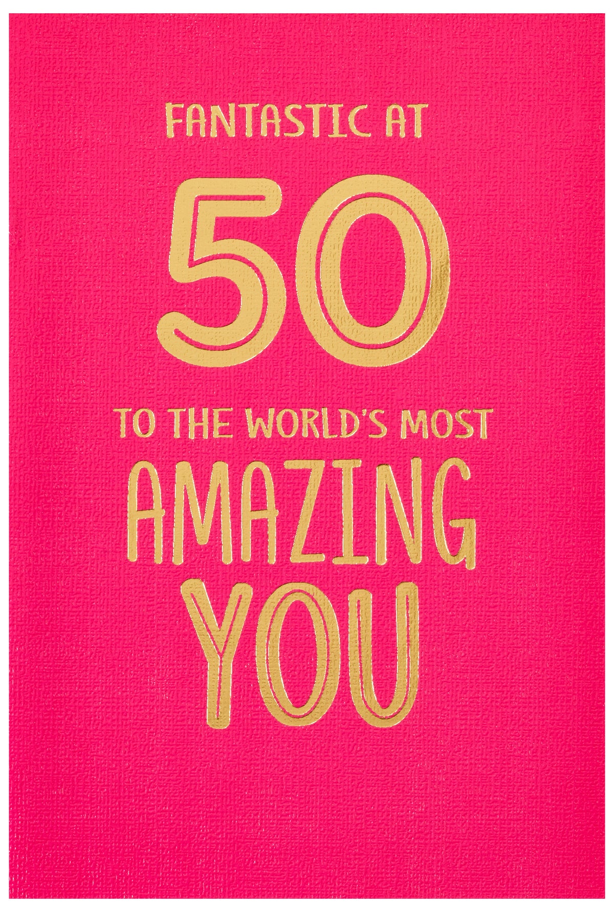 6pk Cards C50 Birthday Age 50 - Tiger Feet Ireland