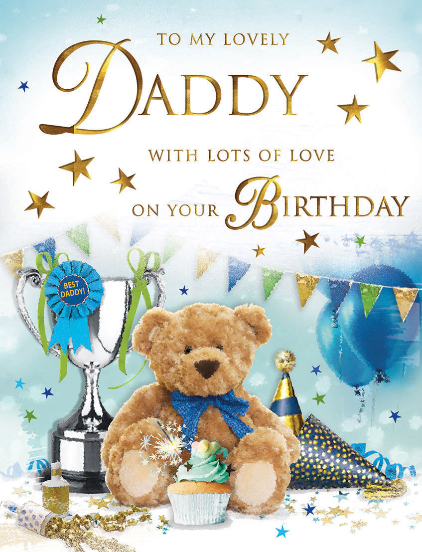 6pk Cards C50 Birthday Daddy - Tiger Feet Ireland