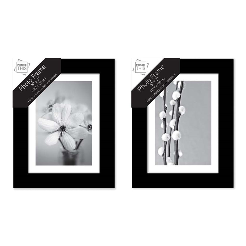 Photo Frames Black Basic 5" x 7" - Tiger Feet Ireland