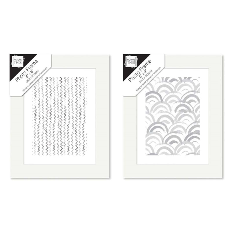 Photo Frames White Basic 6" x 8" - Tiger Feet Ireland