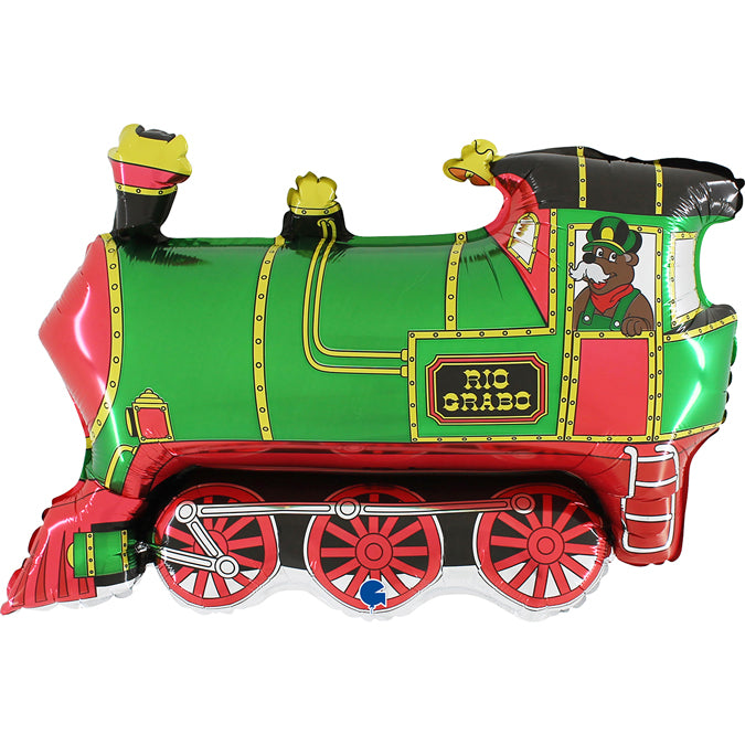 Foil Balloon 33" Supershape Rio Grabo Train - Tiger Feet Ireland