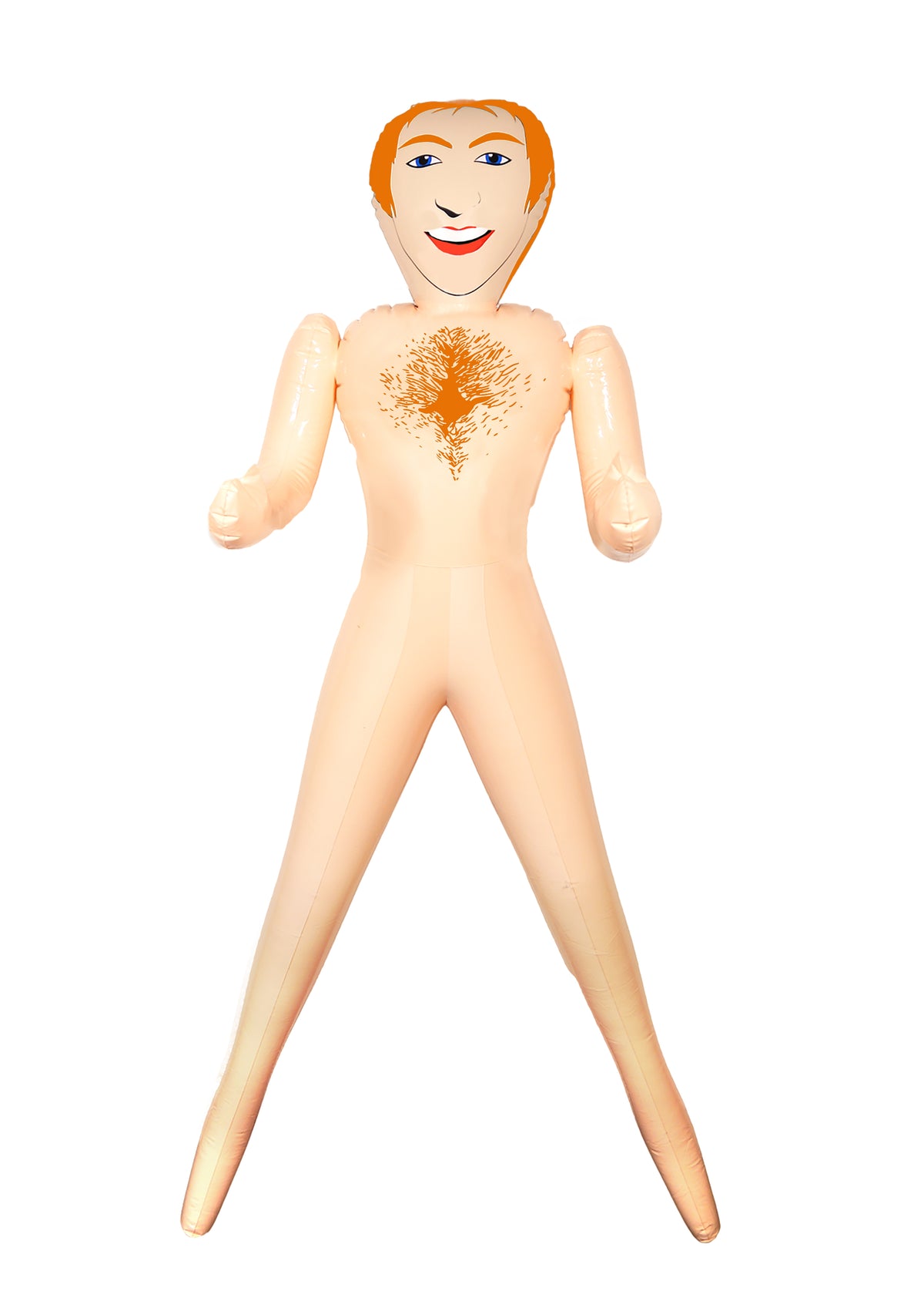 Hen Party Inflatable Male Doll with Ginger Hair - Tiger Feet Ireland
