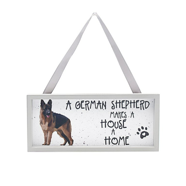Waggy Tails German Shepherd Plaque - Tiger Feet Ireland