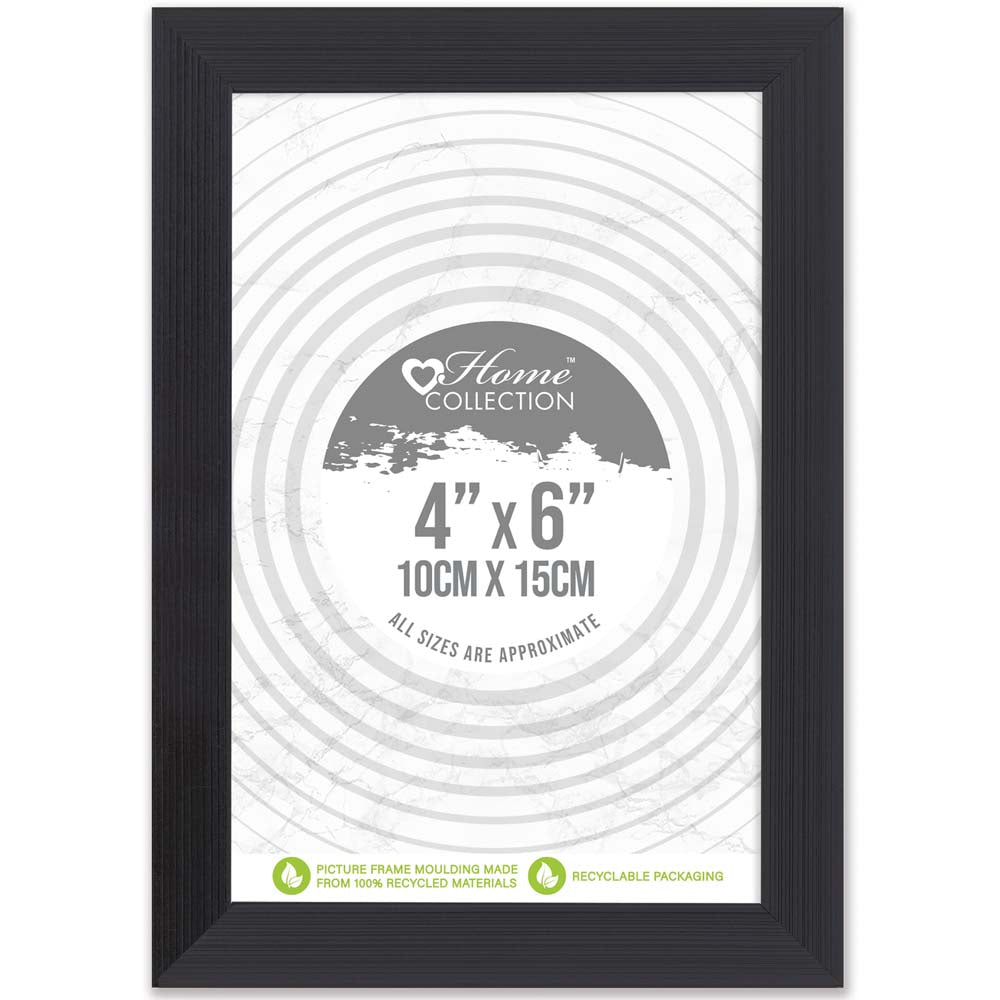 Photo Frame Camb Black 4 x 6in - Tiger Feet Ireland