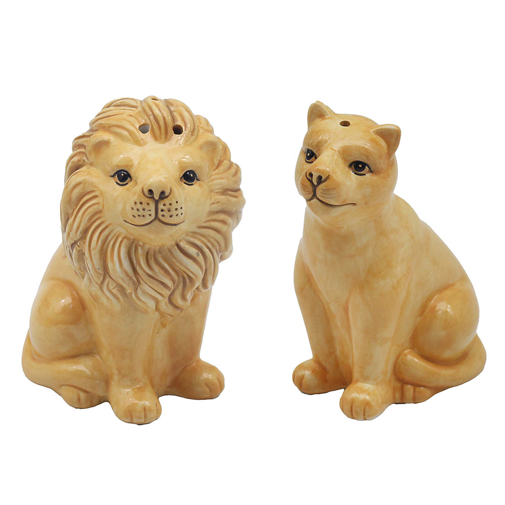Lion & Lioness Salt & Pepper Set - Tiger Feet Ireland