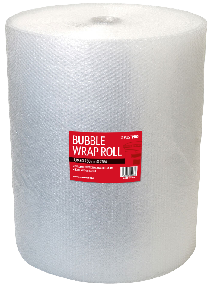 Bubble Wrap Roll Giant 750mmx75m BGC Label - Tiger Feet Ireland