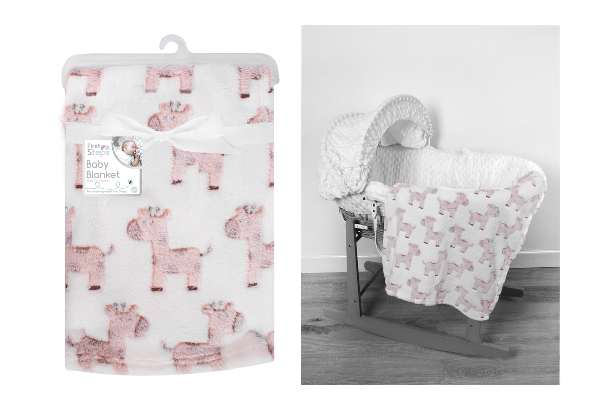 Baby Blanket Giraffe 75cm x 100cm - Tiger Feet Ireland