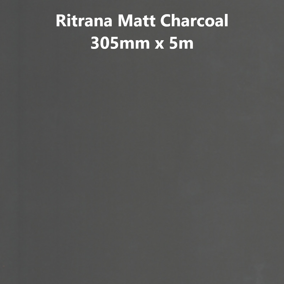 Ritrama Matt Charcoal Vinyl 305mm x 5m - Tiger Feet Ireland