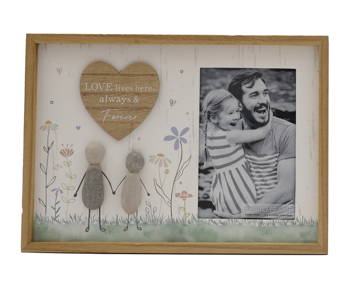 Pebble Family Love Photo Frame 4" x 6" - Tiger Feet Ireland