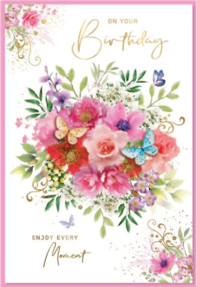 6pk Cards C50 Birthday - Tiger Feet Ireland