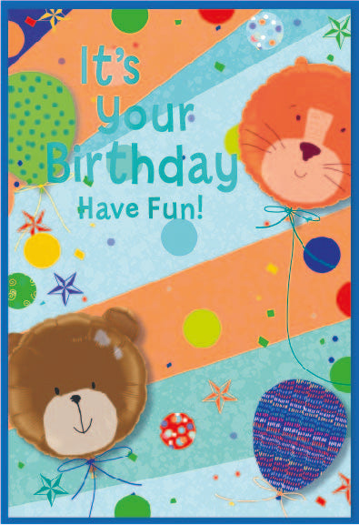 6pk Cards C50 Birthday - Tiger Feet Ireland