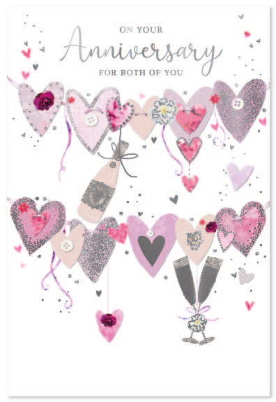 6pk Cards C50 Your Anniversary - Tiger Feet Ireland