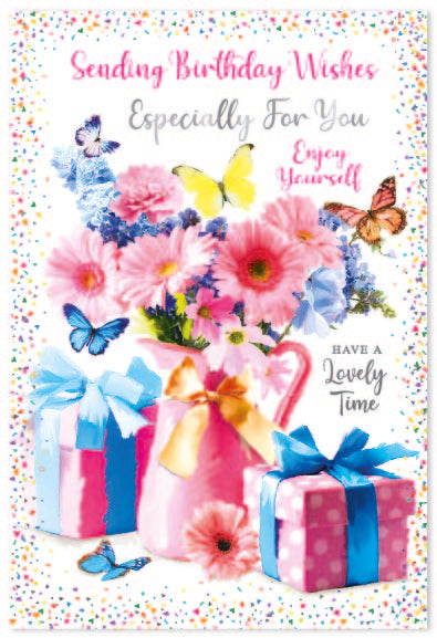 6pk Cards C50 Birthday - Tiger Feet Ireland