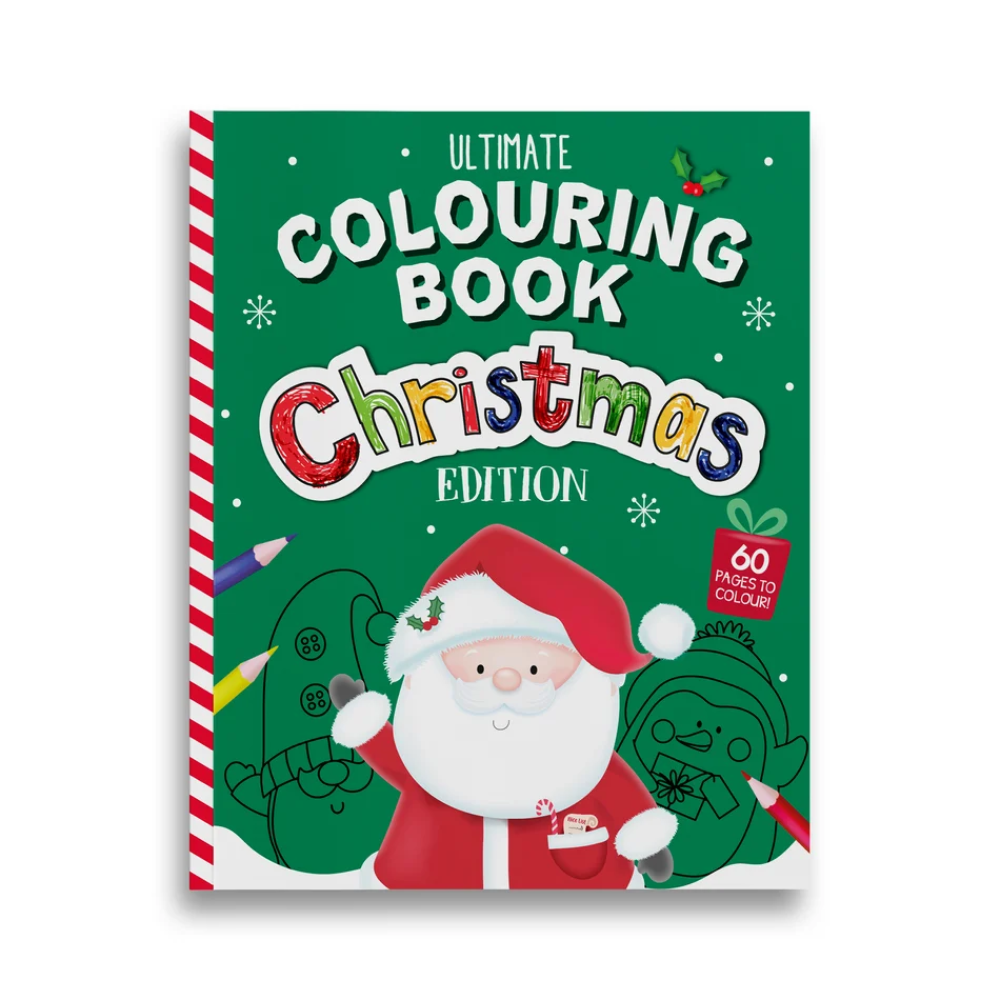 Eurowrap Colouring Book Christmas 12pk