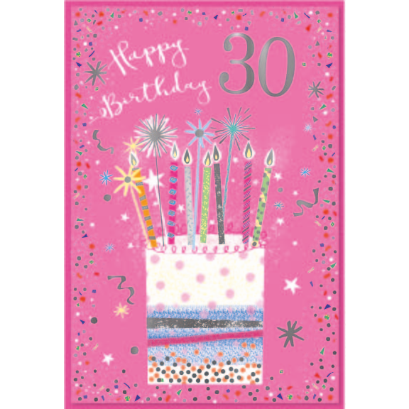 6pk ED C50 30th Birthday Trad Female - Tiger Feet Ireland