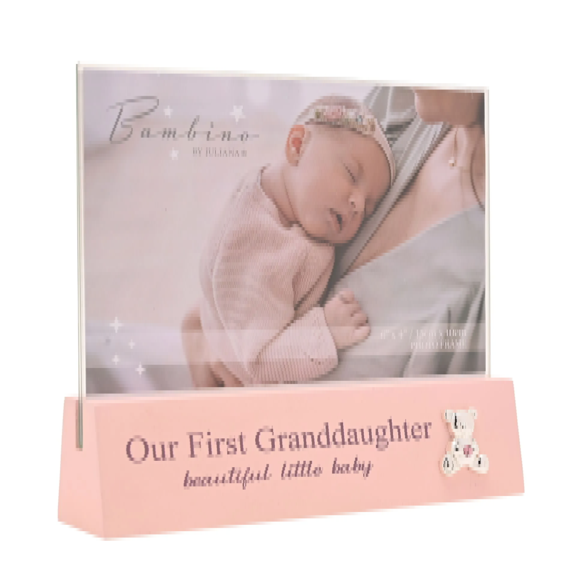 Bambino Block Frame 6x4 1St Granddaughter - Tiger Feet Ireland