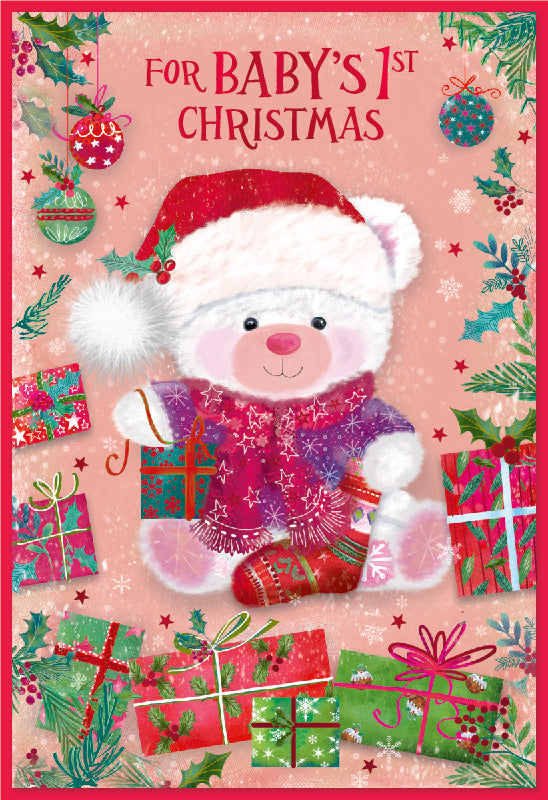 Simon Elvin 6pk Cards C50 Christmas Baby's 1st - Tiger Feet Ireland