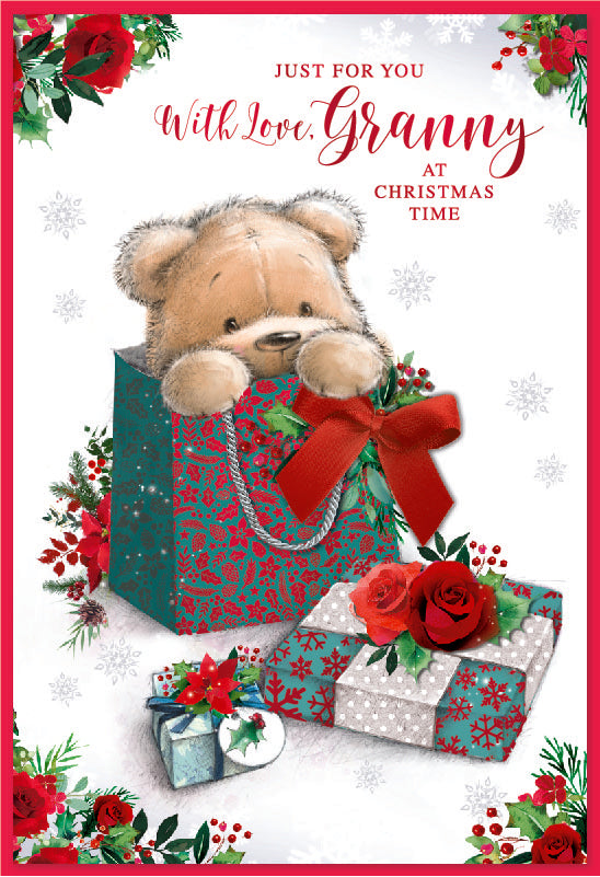Simon Elvin 6pk Cards C50 Christmas Granny - Tiger Feet Ireland