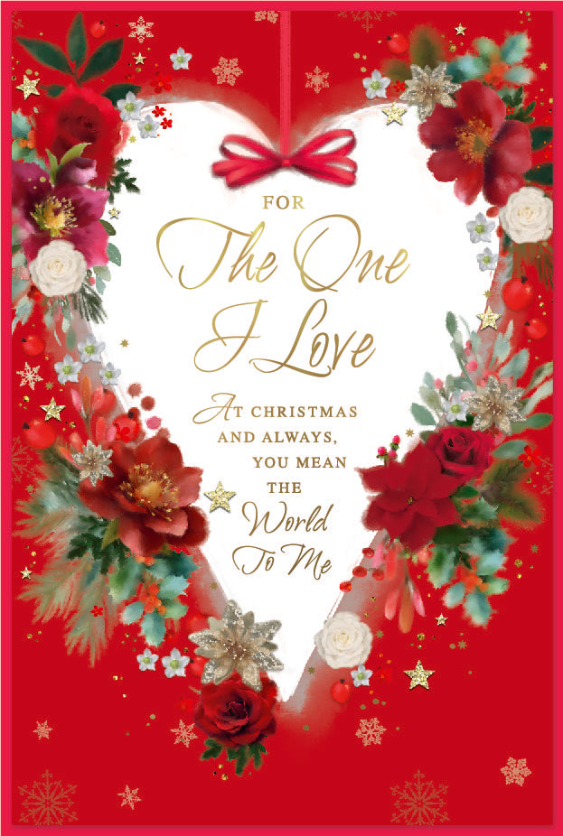 Simon Elvin 6pk Cards C50 Christmas One I Love - Tiger Feet Ireland