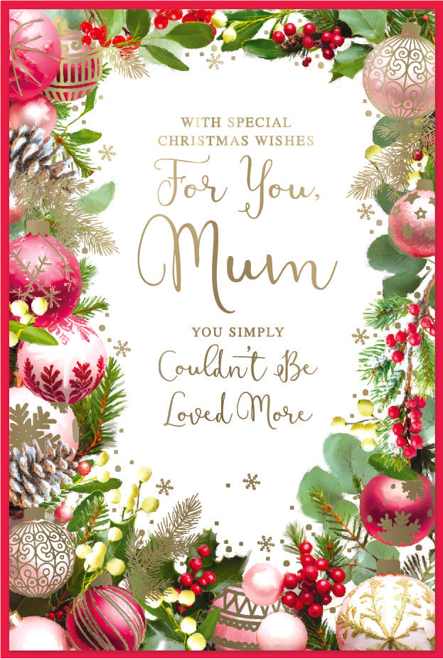 Simon Elvin 6pk Cards C50 Christmas Mum - Tiger Feet Ireland