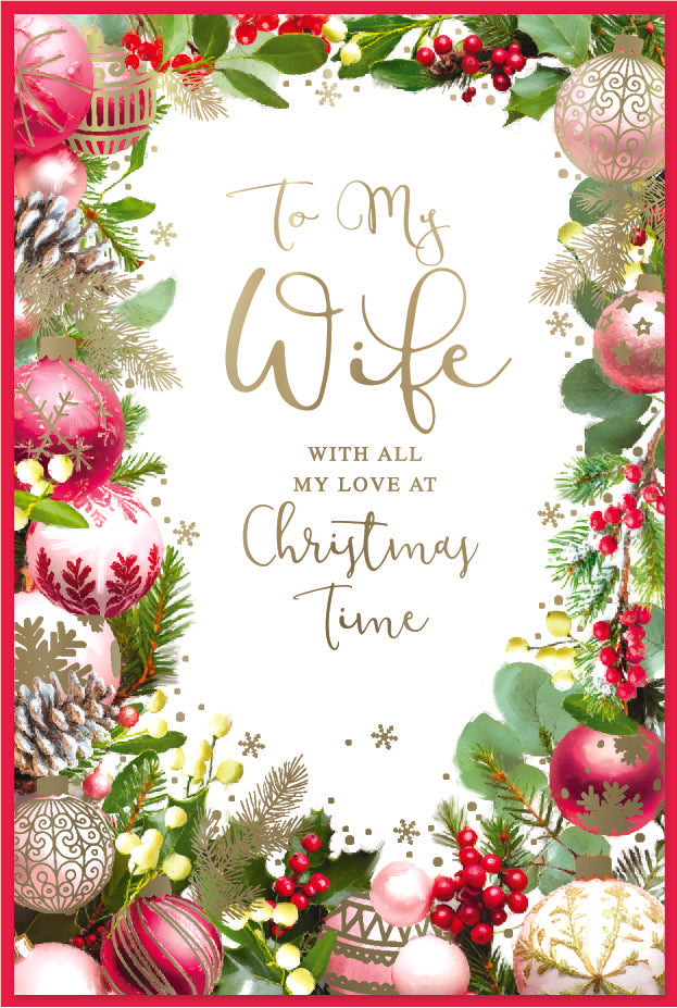 Simon Elvin 6pk Cards C50 Christmas Wife - Tiger Feet Ireland