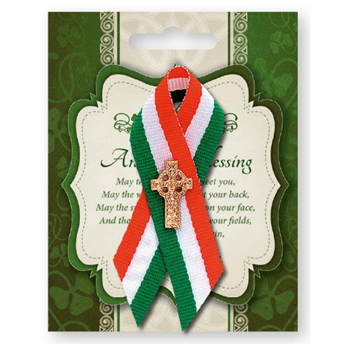6pk Ribbon Celtic Cross Saint Patrick's Day - Tiger Feet Ireland